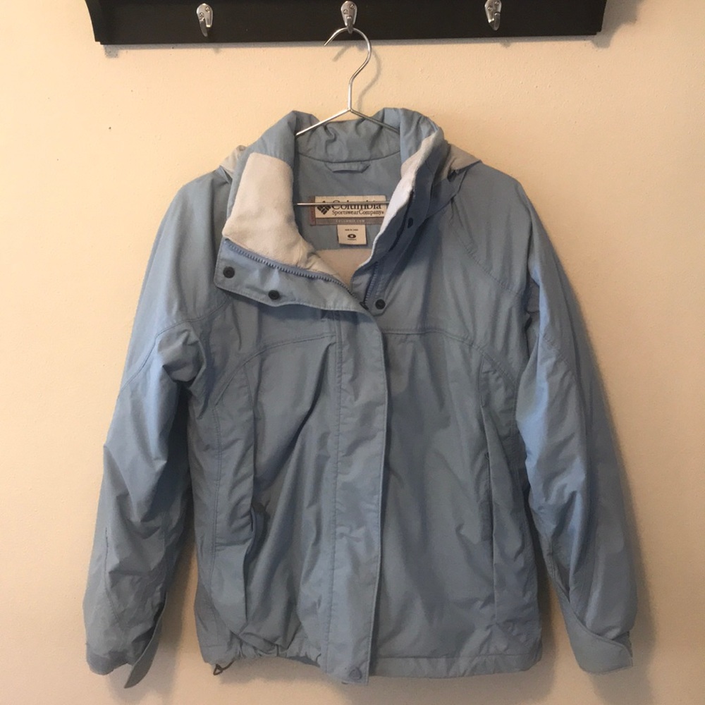 Light blue Columbia insulated jacket